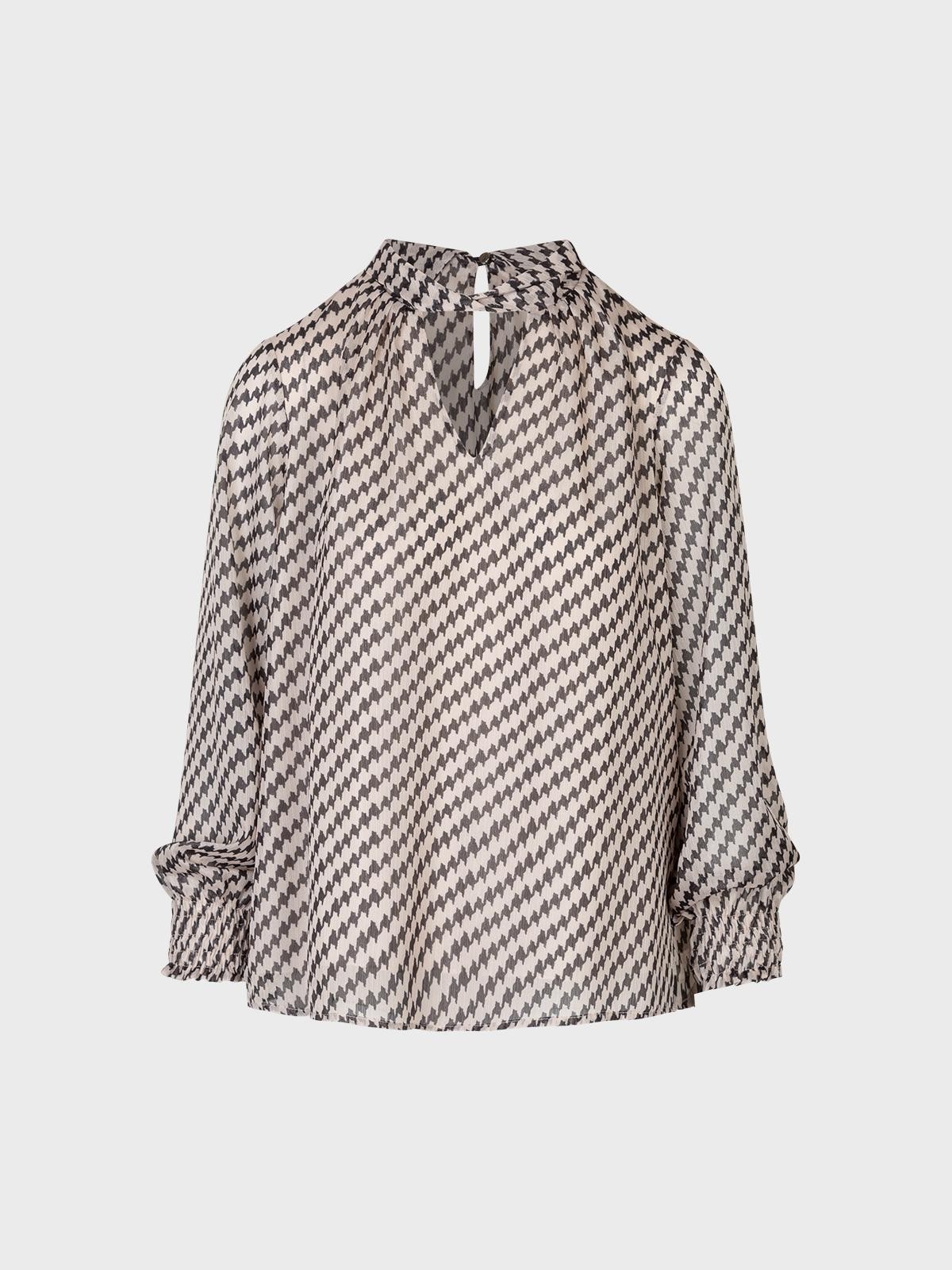 Blusa pied de poule