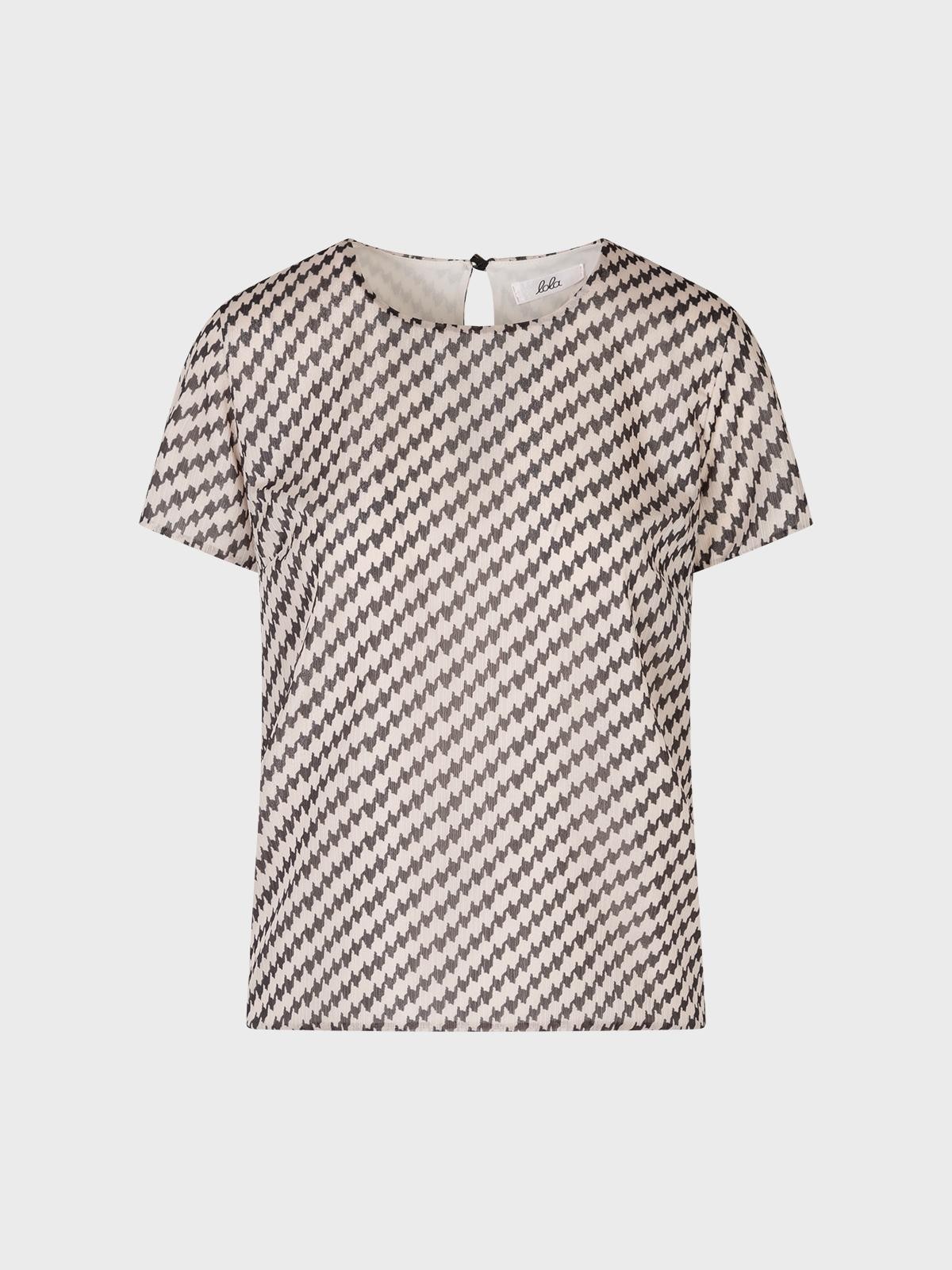 T-shirt pied de poule