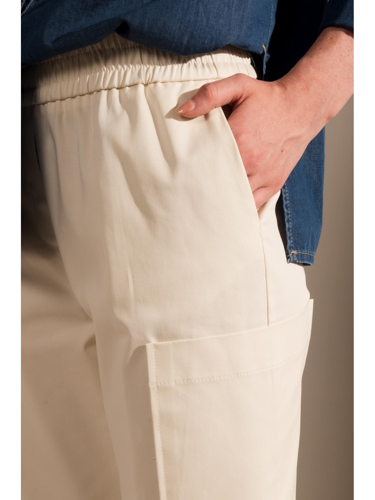 Pantalone cotton twill