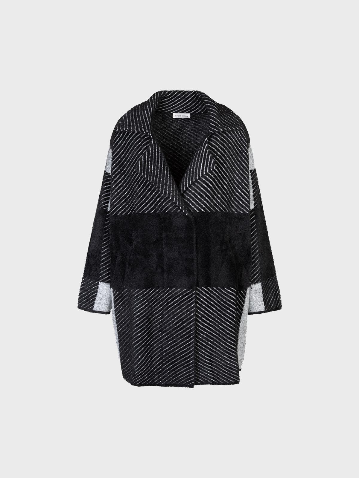 Cappotto jacquard