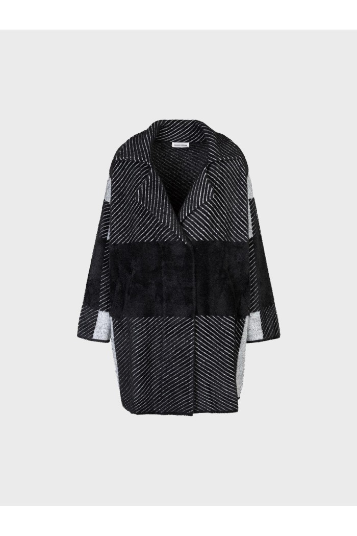 Cappotto jacquard