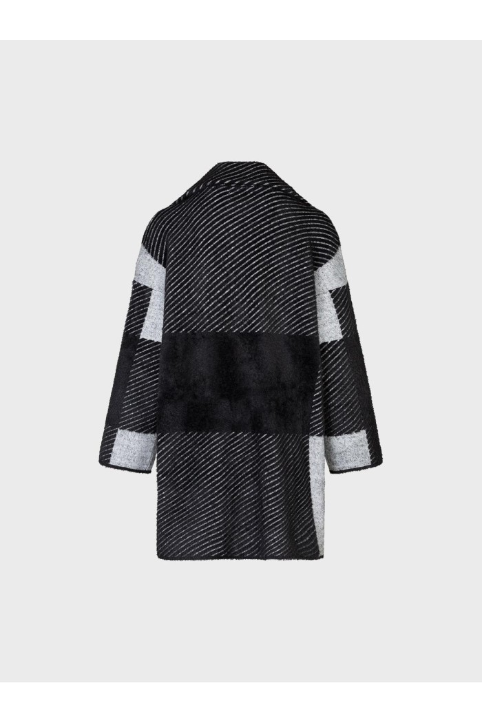 Cappotto jacquard