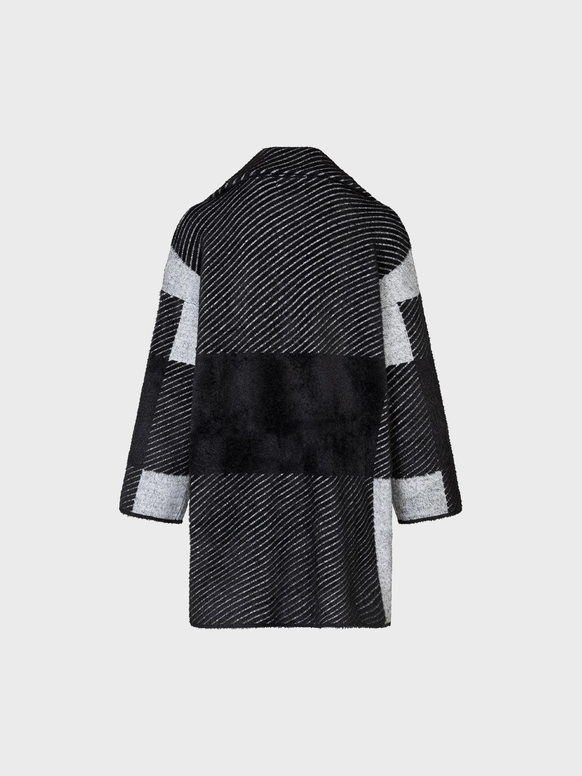 Cappotto jacquard