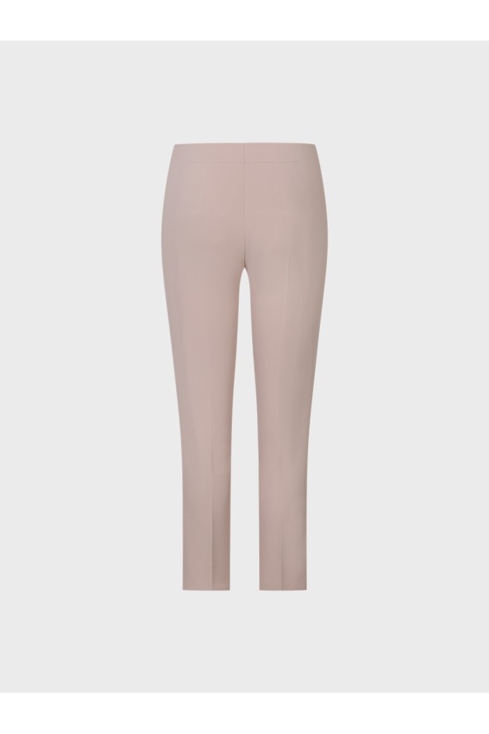 Pantalone double crepe stretch