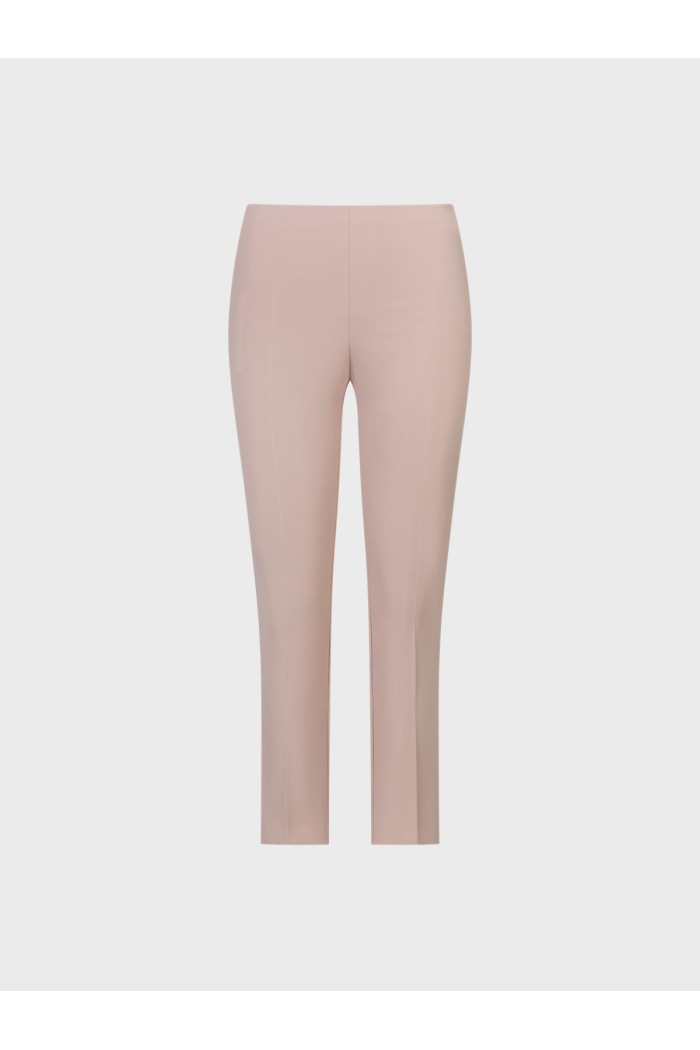 Pantalone double crepe stretch