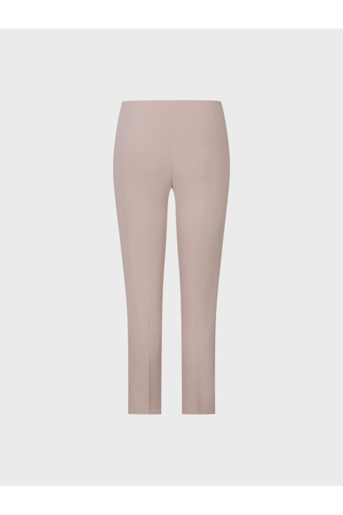 Pantalone double crepe stretch