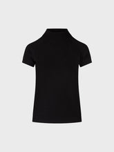 Maglia basic scollo lupetto nera - Maglieria | Sandro Ferrone