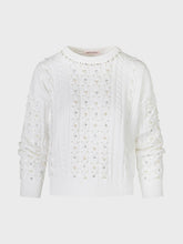 Maglia pearls panna - Maglieria | Sandro Ferrone