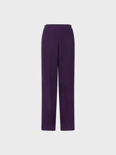 Pantalone fiore plisse viola - Pantaloni Lola | Sandro Ferrone