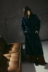 Cappotto coat blu - Capispalla Lola | Sandro Ferrone