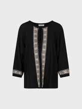 Cardigan jacquard bicolore nero e beige - Maglieria Lola | Sandro Ferrone