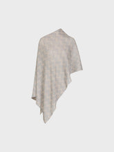 Mantella poncho perla-bianco in cotone - PERLA-BIANCO | Sandro Ferrone