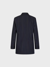 Giacca pinstripe cotton blu in cotone - Nuova Collezione | Sandro Ferrone