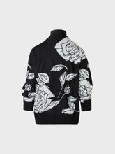 Maglia collo alto fiore jacquard - Linea Lola | Sandro Ferrone