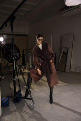 Cappotto basico in misto lana - XMas Selection | Sandro Ferrone