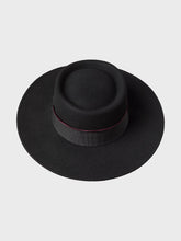Cappello in misto lana con falda larga - NERO | Sandro Ferrone