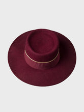 Cappello in misto lana con falda larga - BORDEAUX | Sandro Ferrone