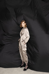 Pantalone combat in raso doppio - Sample Sale Lola | Sandro Ferrone