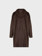 Spolverino con cappuccio in dainetto - Sample Sale Lola | Sandro Ferrone