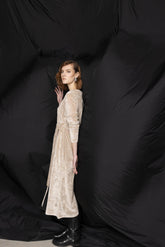 Abito manica lunga in tulle floccato - Sample Sale Lola | Sandro Ferrone