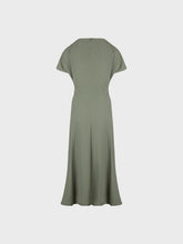 Abito con gonna svasata - SALVIA | Sandro Ferrone