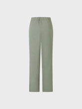 Pantalone in tessuto diagonale - SALVIA | Sandro Ferrone