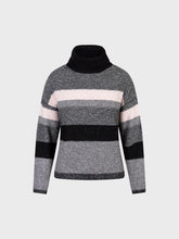 Maglia con scollo ciambella con riga e paillettes - SAMPLE SALE | Sandro Ferrone