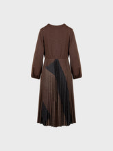 Abito scollo a v con gonna plisse - Sample Sale Lola | Sandro Ferrone