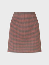 Gonna corta in crepe a quadretti - Gonne | Sandro Ferrone