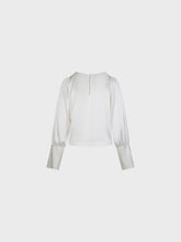 Camicia con scollo barca in satin - Bluse e Camicie | Sandro Ferrone