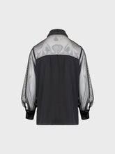Blusa con trasparenze - NERO | Sandro Ferrone