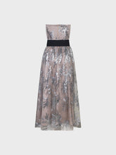 Abito ricamato con paillettes - UNICA | Sandro Ferrone