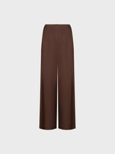Pantalone gamba ampia in lino viscosa - CAFFE | Sandro Ferrone