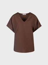 Blusa scollo a v in viscosa lino - Nuova Collezione | Sandro Ferrone