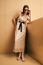 Abito in rete con paillettes | Sandro Ferrone