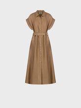 Abito chemisier con cinta e manica con risvolto - Nuova Collezione | Sandro Ferrone