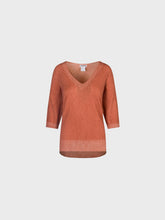 Maglia scollo a v con tintura a freddo - Maglieria Lola | Sandro Ferrone