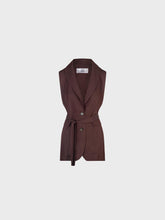 Gilet lungo in viscosa lino - Nuovi Arrivi Lola | Sandro Ferrone