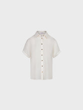 Camicia manica chimono con bottoni a contrasto - Bluse e Camicie | Sandro Ferrone