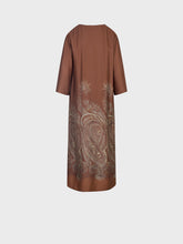 Abito lungo in raso di viscosa stampato - Nuovi Arrivi Lola | Sandro Ferrone