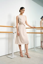 Abito fluido in crepe | Sandro Ferrone