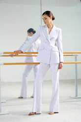 Pantalone con cinturino in cady | Sandro Ferrone