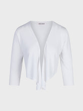 Cardigan viscosa crepe tricot bianco in viscosa | Sandro Ferrone